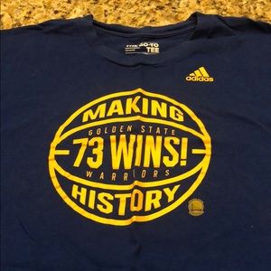 Warriors 73 Win shirt XL